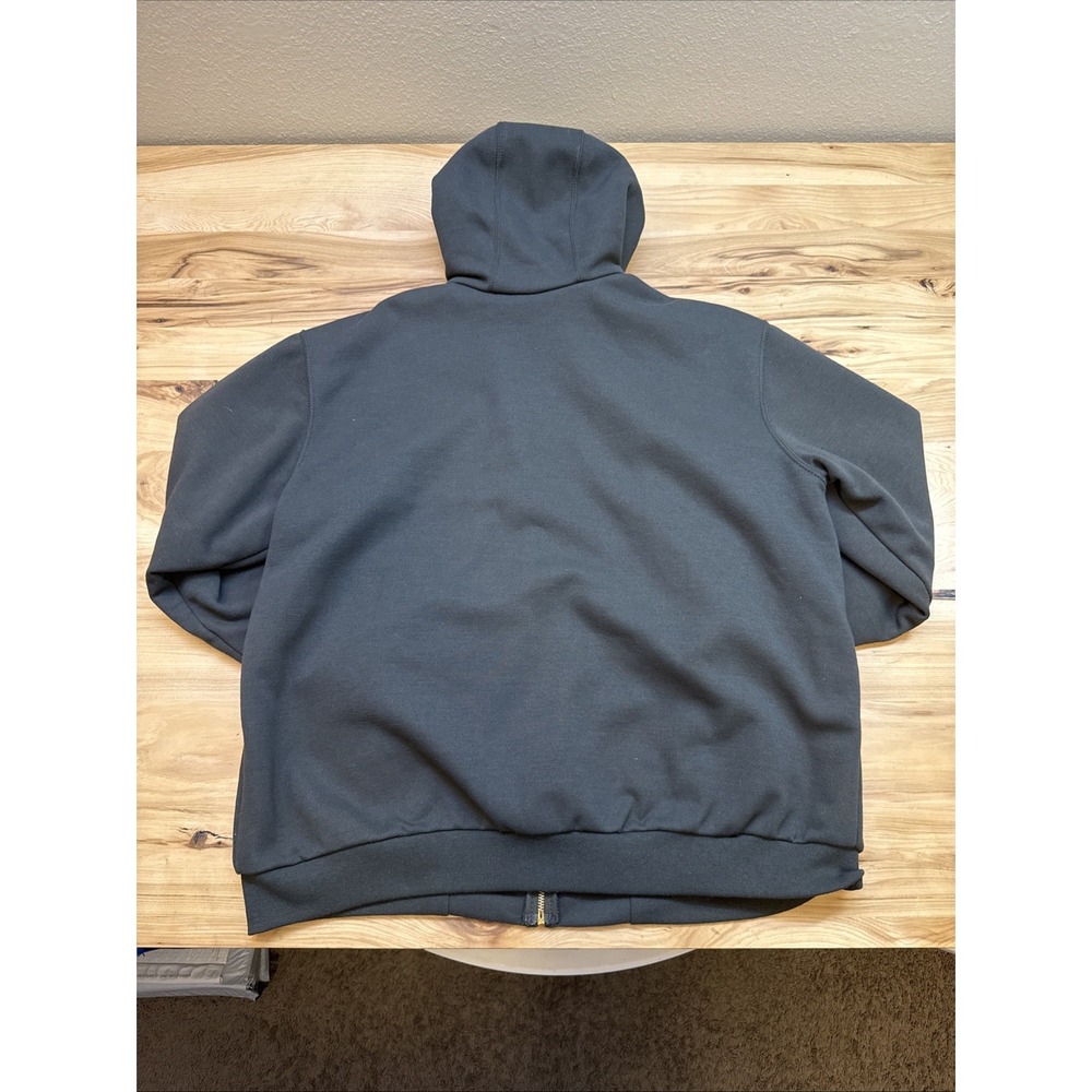 Carhartt 100632 Mens Rutland Thermal Lined Zip Front Hooded Sweatshirt Large - Picture 7 of 7